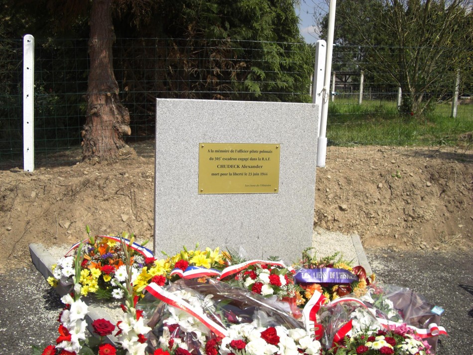Polish War Memorial at Le Plessis-Grimoult, Normandy, France