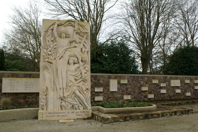 Memorial at Monchamp, Normandy, France to the Resistance Fighters